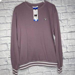 Fila Hem & Thread Womens Size large Striped Sleeveless Top Tank Top New